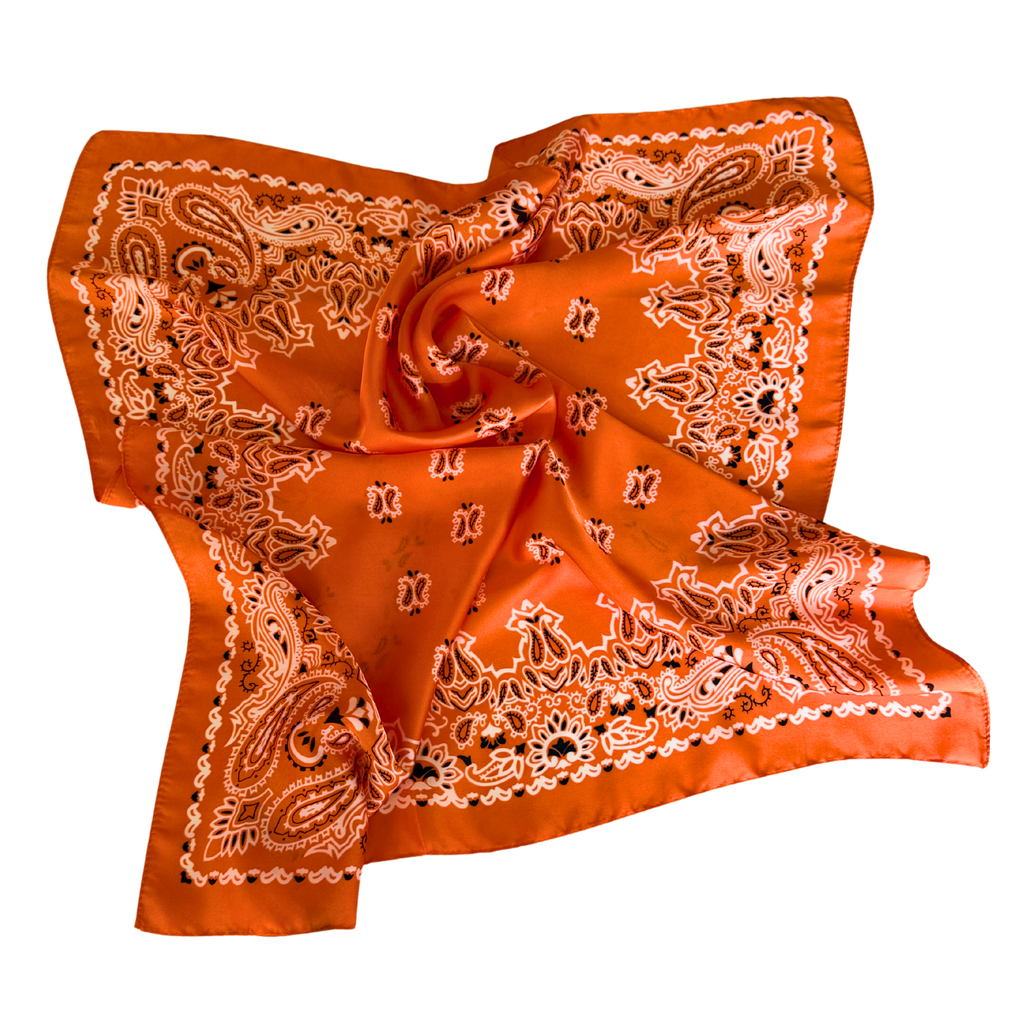 Orange Bandana Scarf