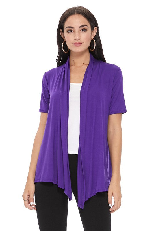 Solid Loose Fit Cardigan