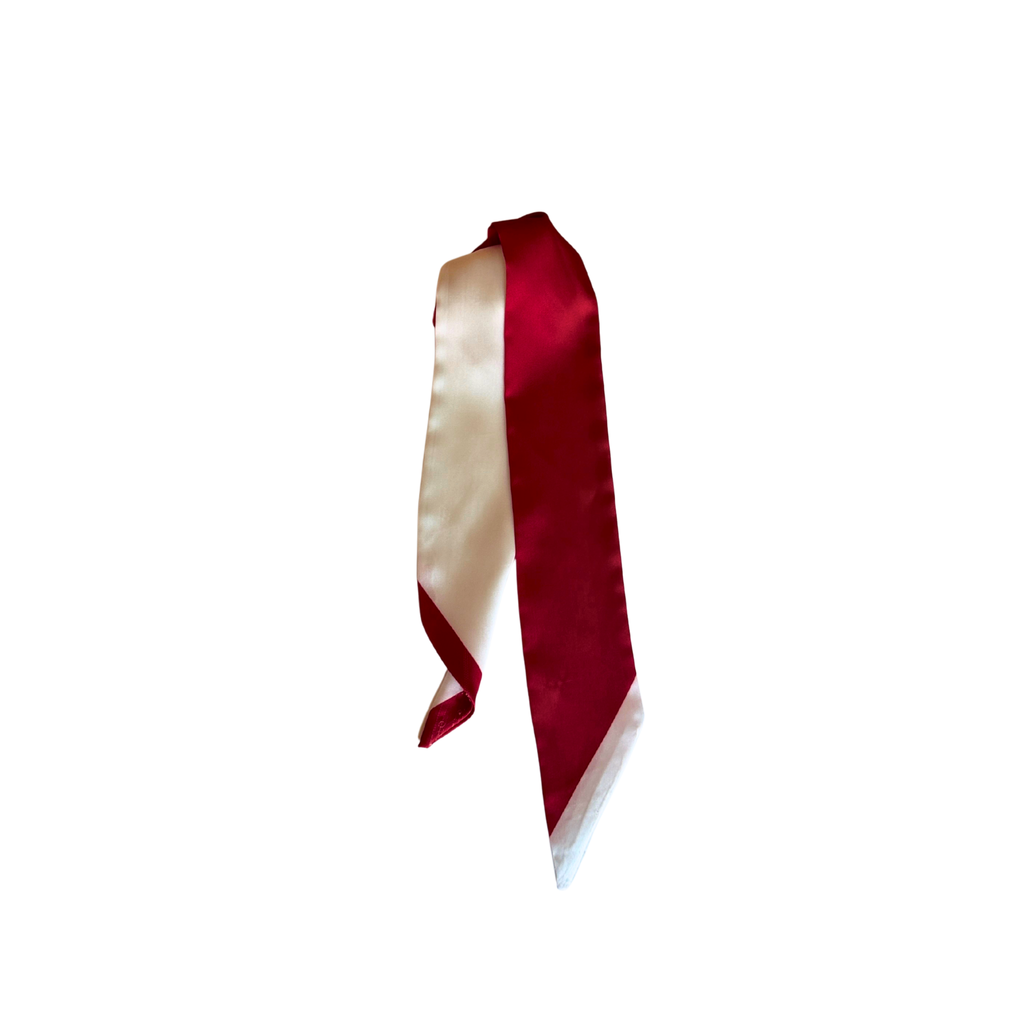 Red & White Twilly