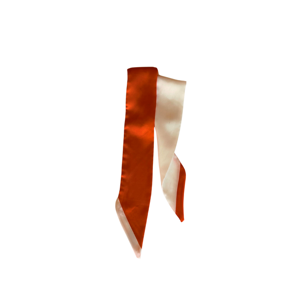 Orange & White Twilly