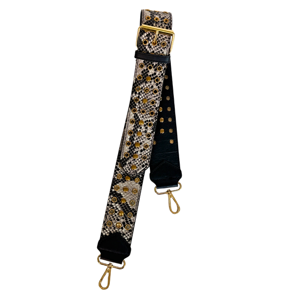 Black Snakeskin Strap