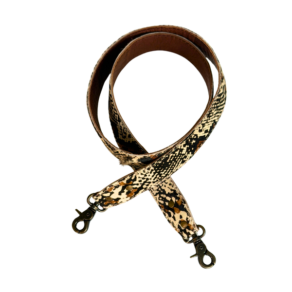 Cowhide Snakeskin Strap