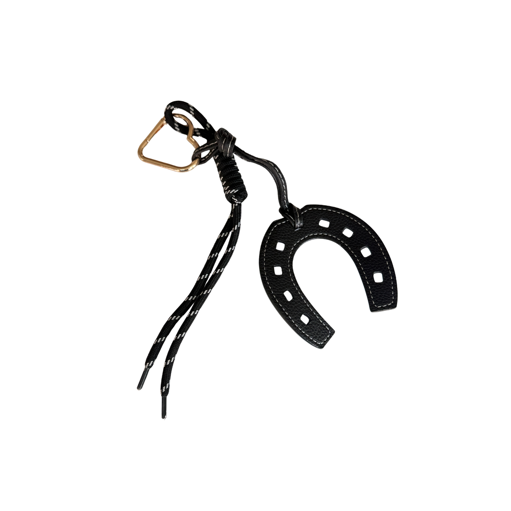 Black Horseshoe Charm