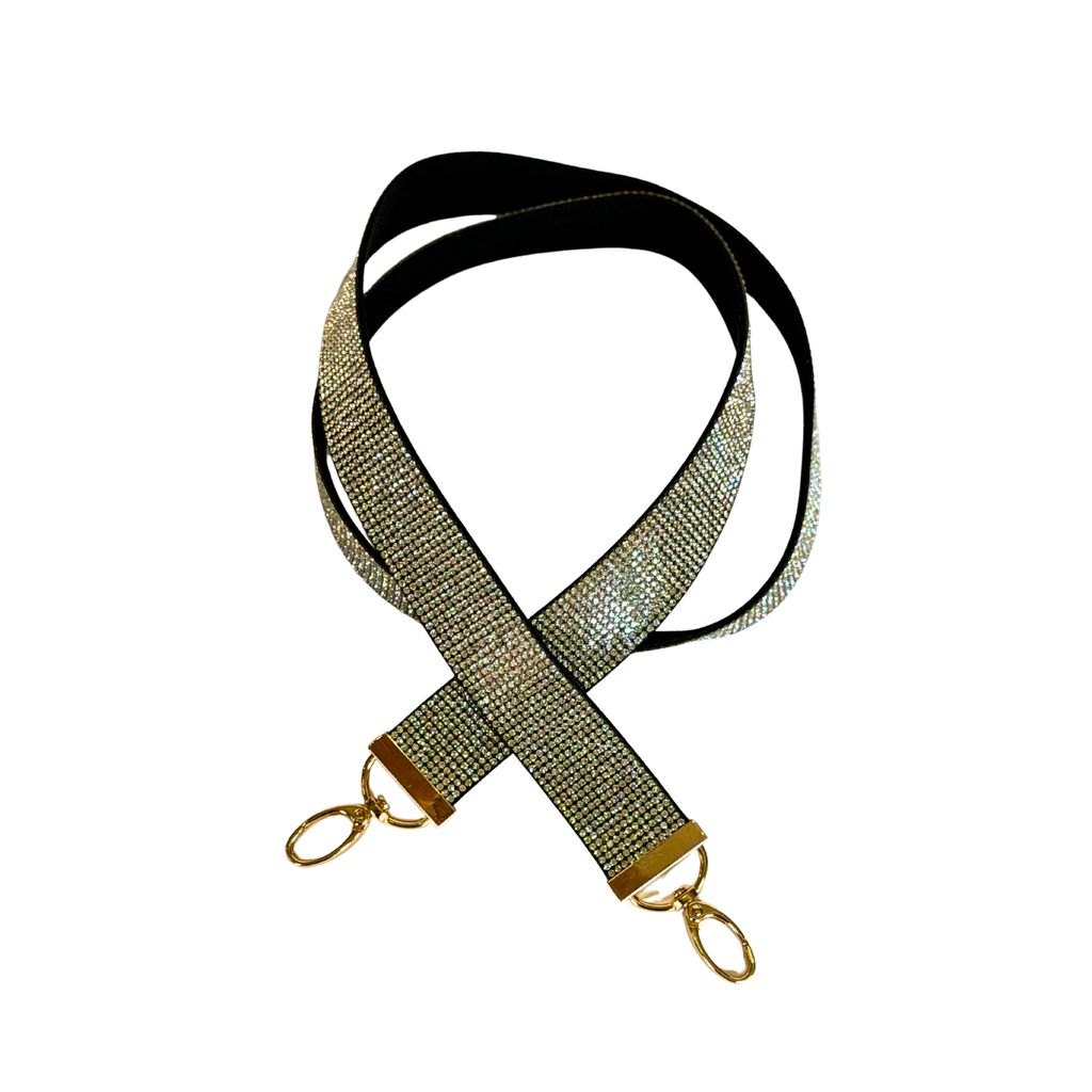 Silver Rhinestone Strap