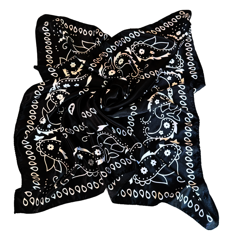 Black Bandana Scarf