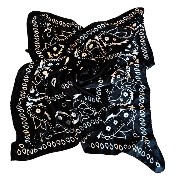 Black Bandana Scarf