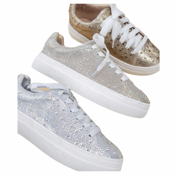 Rhinestone Sneakers