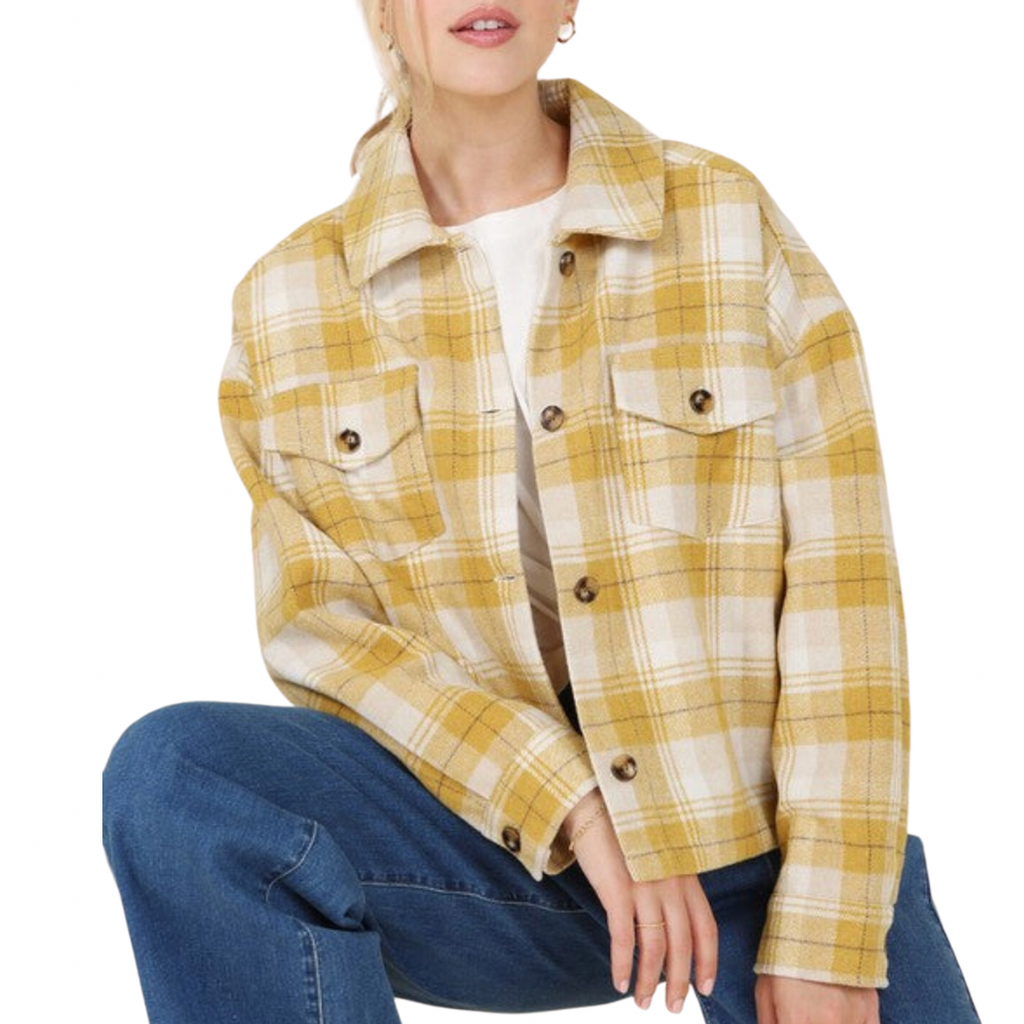 Plaid Short Shacket