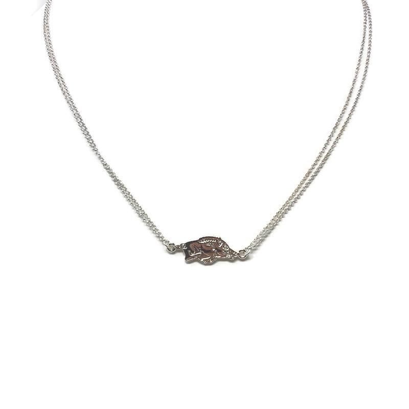 Arkansas Razorbacks Charm Necklace - StyleAlum