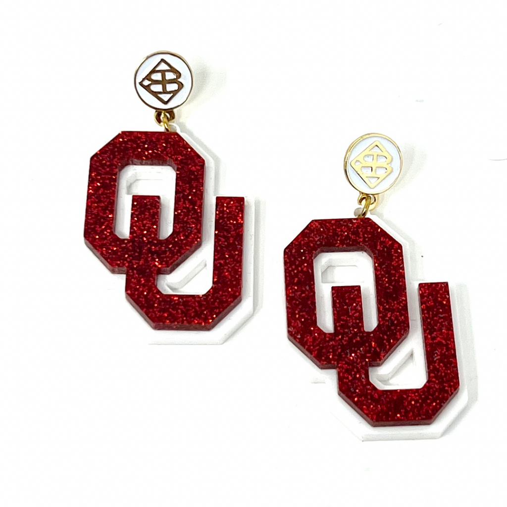 Oklahoma Logo Earrings