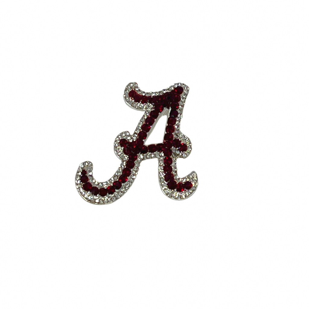 Alabama  Crystal Logo Pin