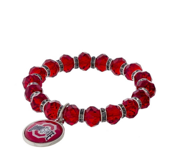 Ohio State Bead Bangle