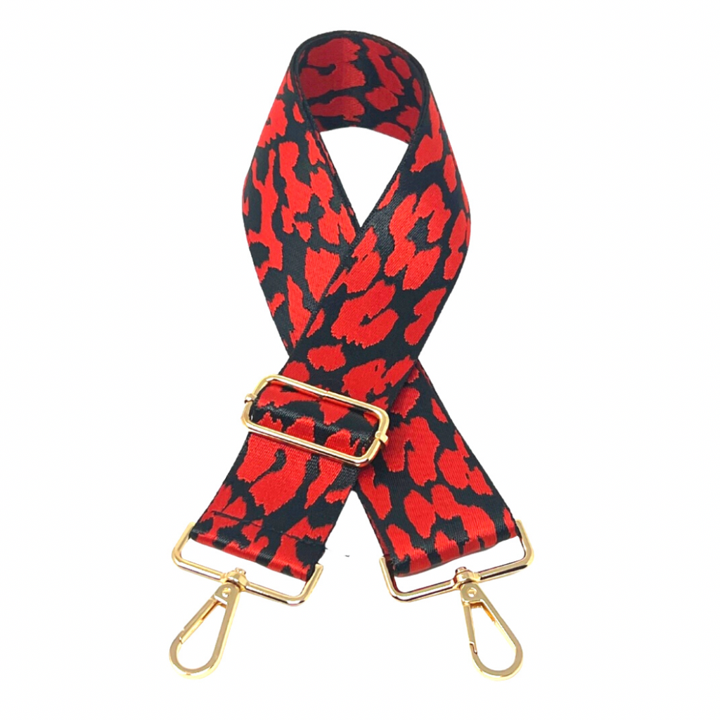 Red and Black Bag Strap