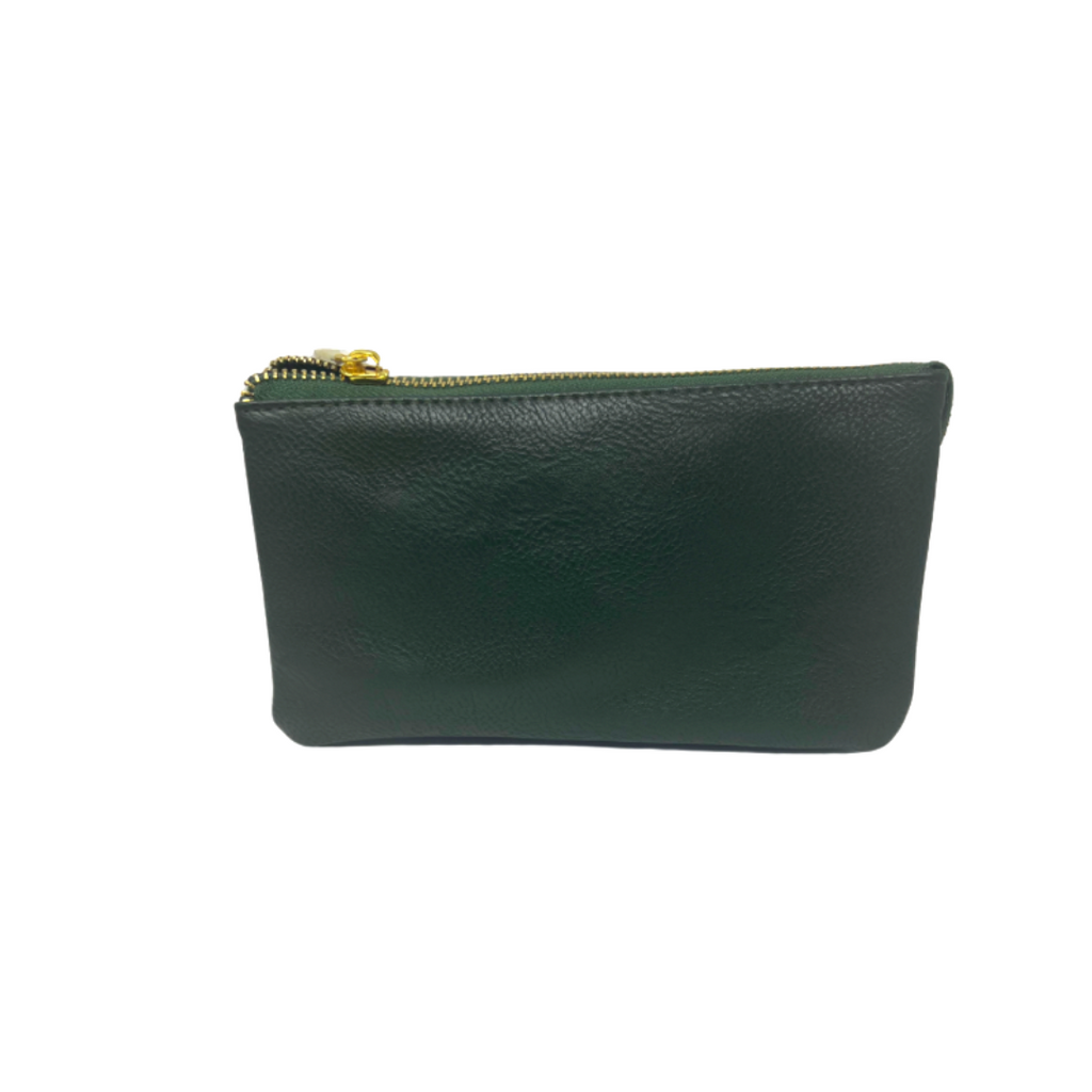 Green Vegan Leather Wallet