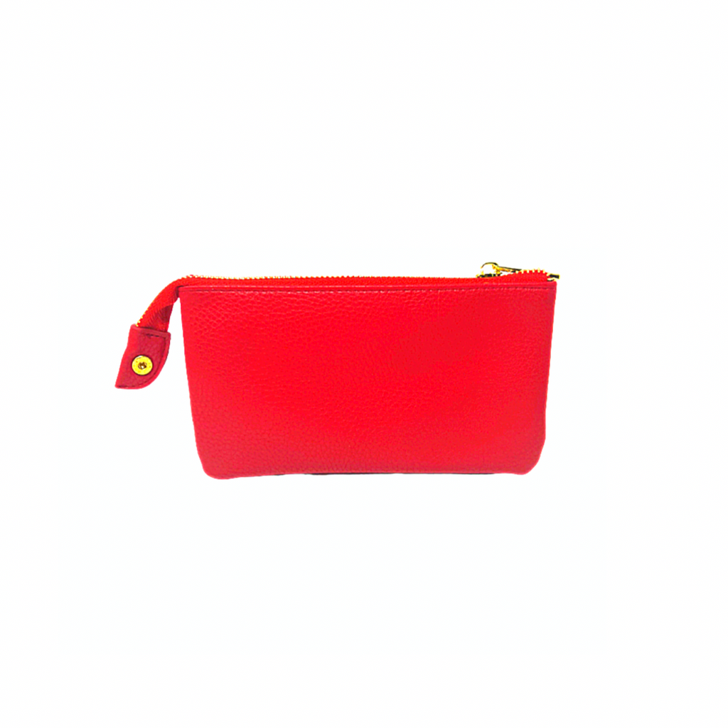 Red Vegan Leather Wallet