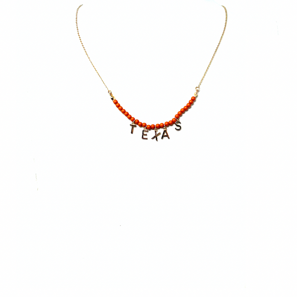 Texas Letters Necklace