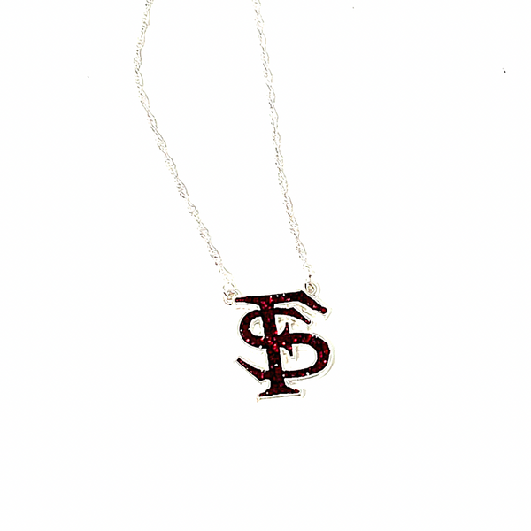 Florida State Logo Crystal Necklace