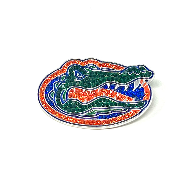 Gators Gem Stone Pin