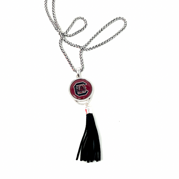 South Carolina Gamecocks Logo Necklace