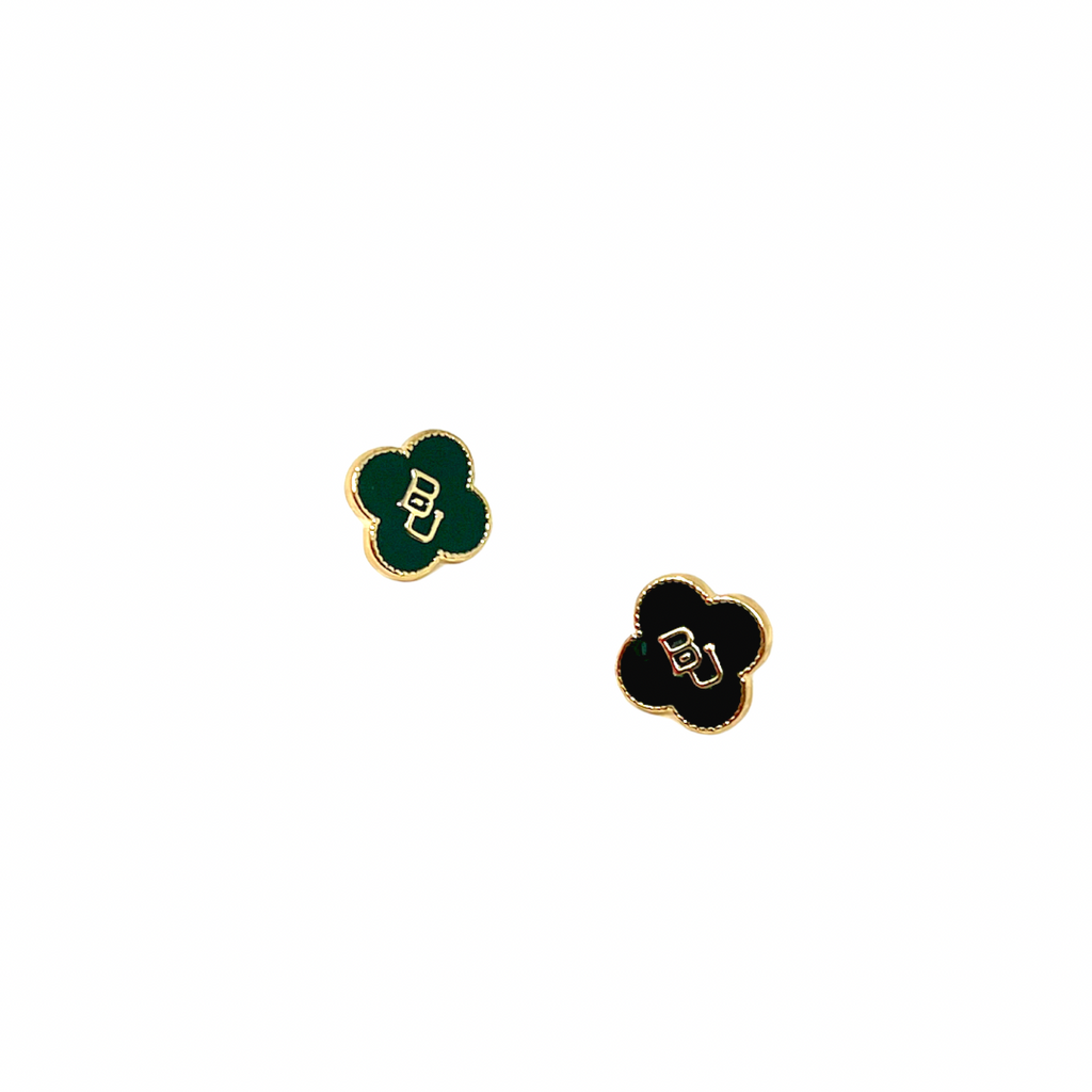 Baylor Bears Logo Stud Earrings