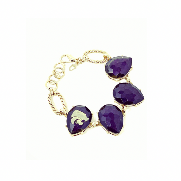 KSU Charm Bracelet