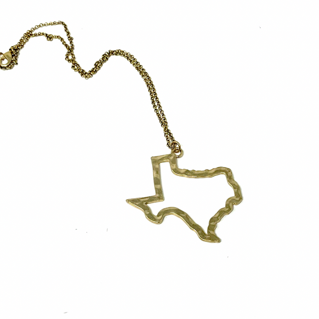 Gold Texas Symbol Necklace