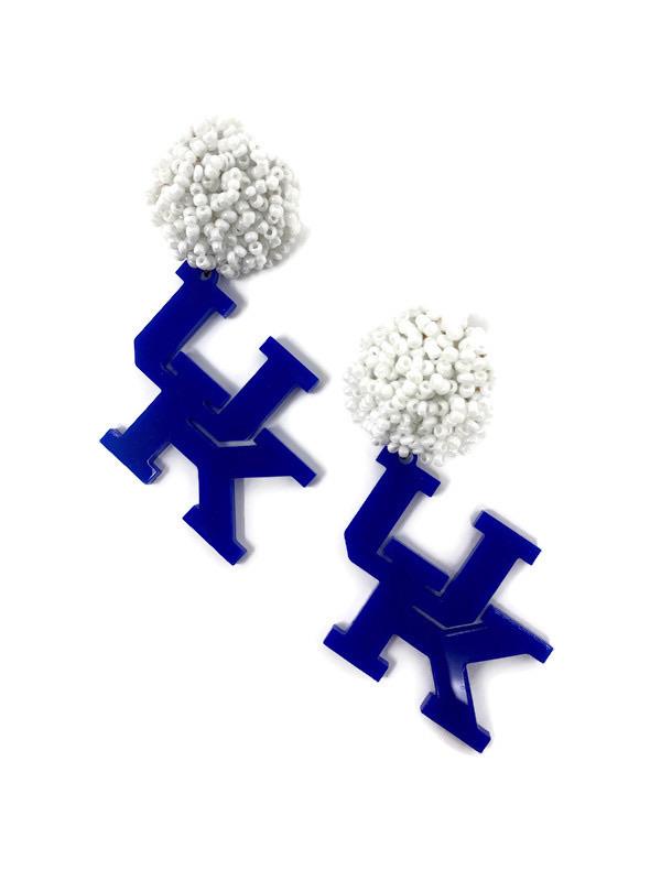 Kentucky Wildcats Crystal Logo Earrings – Seasons Jewelry - Retail